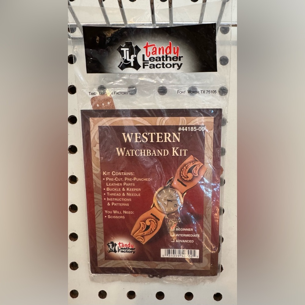 Tandy Leather Factory Western Watchband kit.